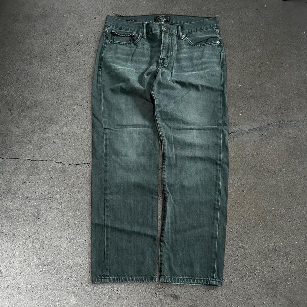Men's Y2K Lucky Brand Original straight black faded denim jeans Size 34x30